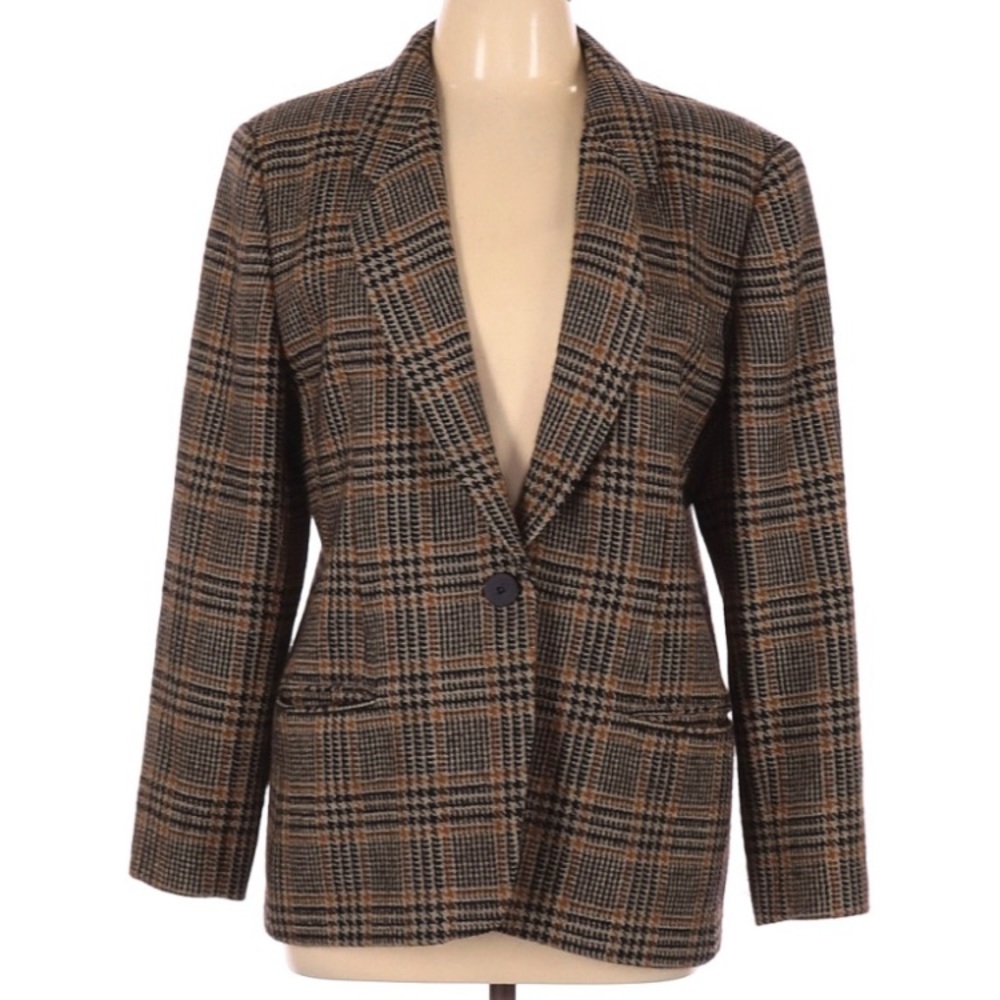 SOLD Giorgio Armani Plaid Blazer